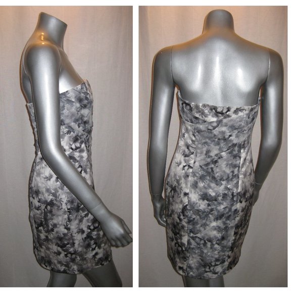 CYNTHIA STEFFE Floral Print Cotton//Silk Dress - Picture 3 of 4